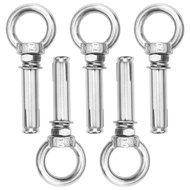 5Pcs M8 x 60mm Expansion Bolt Anchor Bolt 304 Stainless Steel Ring Lifting Anchor Eye Bolt Expansion