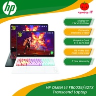 HP OMEN 14 FB0039/42TX Transcend Laptop (14" 2.8K OLED/120Hz/U9-185H/RTX 4070 8GB/1TB SSD/32GB DDR5/