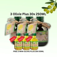 3 Olivie Plus 30x 250ml Free 3 Mini Olivie Plus 30x 50ml