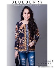 🎠 ผ้าฤดูร้อน เสื้อทีเชิ้ตกลมแขนปล่อย พรีเมี่ยมแบรนด์เนมเบสิคเชิ้ตคอลเลคชั่นสุดหรู สไตล์บลูเบอร์รี่ไน