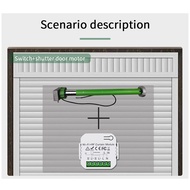 Tuya WIFI Smart Curtain Switch Motor Controller Switch RF 433 Mhz White Remote Control Electric Roll