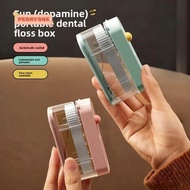 PEONYTWO Floss Dispenser, Protable Small Floss Dispenser Floss Picks Storage Box,  Toothpick Supplie