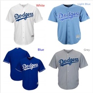 Los Angeles Dodgers Royal Grey Black White Fashion MLB Baseball Jersey