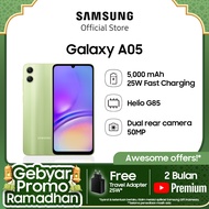 [Free Travel Adaptor *Selama masih ada] Samsung Galaxy A05 LTE, Android Smartphone, Dual Camera 50MP, 6GB RAM 128GB, Layar HD+ 6,7 inci, Octa-Core, Dual SIM, Baterai 5.000mAh, Gratis Ongkir, Free Proteksi layar retak 3 bulan