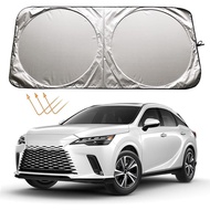 XHRING Windshield Sun Shade for Lexus RX RX350 RX 350 450 450H 450HL GX 460 470 RX450 RX450H GX460 G