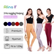 Alina lf 3 Pcs Women's Long Spandex Jersey Leggings