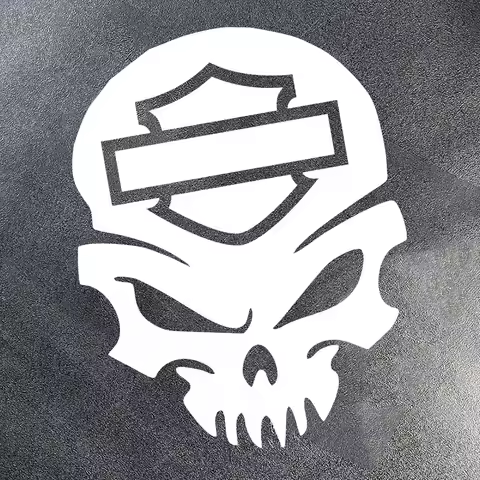 Vinyl Motorcycle Sticker Logo Tank Helmet Decal For Harley Davidson