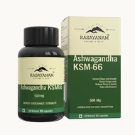 Rasayanam Ashwagandha KSM-66 500mg - 60 veg capsules