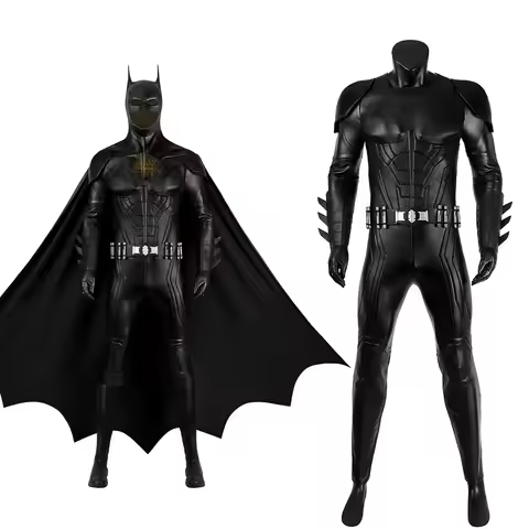 Bruce Cosplay Costume Wayne Men Disguise Full Set Halloween Carnival Suit