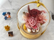 2F【永生花水晶球】帶路雞/起家雞/入厝禮/小夜燈/入厝雞/婚禮