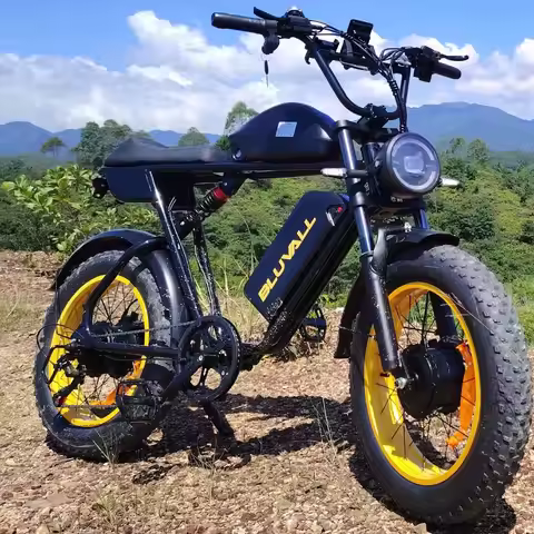 USA Warehouse 23Ah Dual Battery Ebike - 2000W 52V 7-Speed, Fat Tire Electric Mountain Bike New Arriv