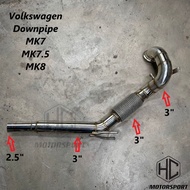 Volkswagen mk7 2.0L /mk7.5/mk8 /passat B8 Volkswagen downpipe exhaust car ekzos vw 304 STAINLESS STE