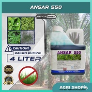 Agrishop ANSAR 550 MSMA 35.5% 4 Liter Herbicide Weed Grass Killer Racun Rumpai Rumput Ubat Rumput