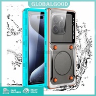 IP68 Universal Mobile Phone Waterproof Phone Case 6.9 inch Underwater Touchscreen Dustproof Dropproo