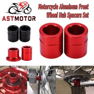 Motorcycle Aluminum Front Wheel Hub Spacers Set For Honda CRF250L CRF250M RALLY CRF300L 2012-2021