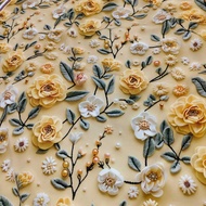 Mango Silk Kain Pasang 10D, 15D  Aurora D'Boutique Bidang 60, 3.5 meter Sejuk Premium Matte Satin,