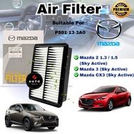 AIR FILTER MAZDA‐2(DJ)1.5('14~) MAZDA‐3(BM)1.5/2.0 ('13~'18) MAZDA CX‐3 (DK)1.5('15~) SKYACTIVE  P50