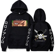 Funny Anime One Piece Hoodies Men Women Long Sleeve Sweatshirt Roronoa Zoro Bluzy Tops Clothes Anime