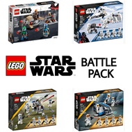 Lego Star Wars Battle Pack 75267 Mandalorian ,75345 Clone Trooper ,75359 Ahsoka's Trooper , 75320 Sn