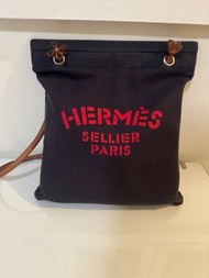 🈹 Hermes Sac Aline Canvas Bag