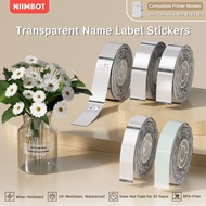 NIIMBOT B18/N1 Transparent Label Stickers, Food And Life Classification Transparent Stickers