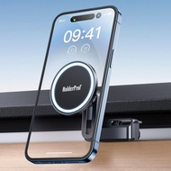 Tesla Phone Mount Holder Compatible with MagSafe Car Mount Fit for All Phones [One-Hand Installation