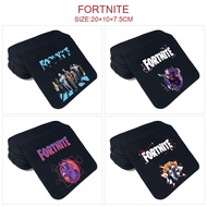 Nuey Fortnite Night Pencil Case Fortnite Student Pencil Case Large Capacity Canvas Double Layer Zipper Stationery Box Stationery Bag School Gift