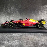 Sasha Car Model 1: 18 Ferrari F1-75 2022 Monza 75th Anniversary Edition F1 Racing Car