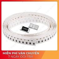 [500 Pieces]- Resistor 0 Ohm 0402 5% Tech Components