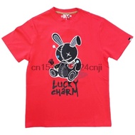 BKYS Red Lucky Charm Patchwork T-Shirt
