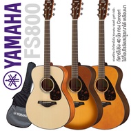 Yamaha FS800 40 Inch Acoustic Guitar Concert Style Top Solid Spruce Wood/Nato Wood Glossy + Bag