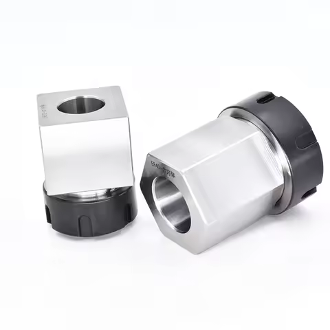 High Accuracy Square Chuck Block ER25 ER32 ER40 Collet block set Hex ER Chuck Seat For CNC Lathe Eng