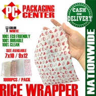 ❍✒Rice Wrapper 7x10, 9x12, Plain or Printed Design by 1000pcs per pack COD nationwide!