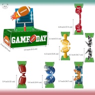 KARAQY Football Party Favor Boxes - Sports Themed Candy Centerpieces Tabletop Treat Boxes, Game Day 