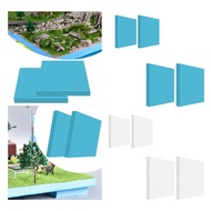 [lzdxwcke3pu] 2Pcs Polyurethane Foam Sheets Cuttable  Arts and Crafts Foam Blocks Foam Board High De