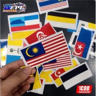 MALAYSIAN FLAG STICKERS Premium Stickers