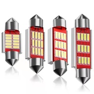 2pcs Canbus Dome Festoon 4014 C5W 31mm 36mm 39mm T10 T15 LED W5W Car Interior Dome Reading Map Light