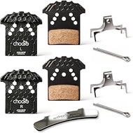 Chooee J05A-RF Bike Brake Pads,2 Pairs Disc Brake Pads for Shimano J04C J05A G05A G04S J02A J03A,Pol