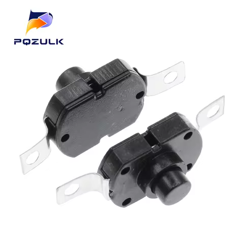 10PCS 17x12x9.5 Push button switch 1712KD Strong light flashlight switch elliptic 17*12*9.5MM Latchi