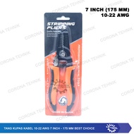 10-22 AWG 7 Inch - 175 mm Best Choice Cable Stripping Pliers