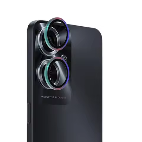 For OPPO A79 A59 A78 5G Glitter Ring Tempered Glass Camera Lens Protector,Bling Bling Back Cover len