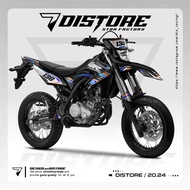 DECAL WR 155 R FULL BODY simpel hitam biru putih tosca supermoto dan motocross