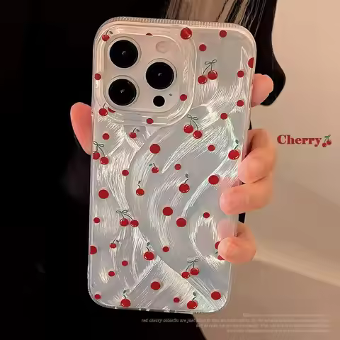 Cherry Dots Phone Case For Honor X58 X6B X7B X8B X9B 70 90 Magic 6 200 Lite X9A X8A X7A X6A X8 X7 X6