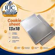 Aluminum Cookie Sheet 13x18 | Heavy Duty Baking Tray | Commercial Baking Pan | Oven Baking Sheet
