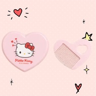 [korea daiso] Hello Kitty Hair Comb and Mirror Duo