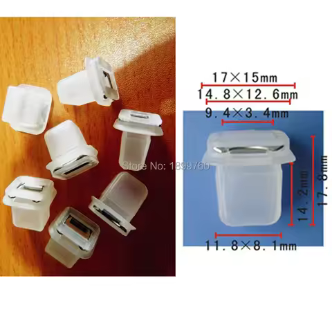 50x OEM Retaining Clip Door Wood Interior Trim Moulding For BMW E60 525i 740i 740iL 750iL 5141700162