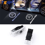 For Mercedes Benz CLA CLS C207 A207 C205 A205 C218 W218 car door logo light LED Automobile welcome a