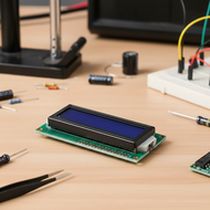 16x2 LCD1602 Blue Screen Display Module  Modul Paparan Skrin Biru LCD1602 16x2