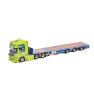 WSI 1: 50 SCANIA 6X4 Flatbed Trailer Alloy Car Model NORDIC CRANE 01-3418