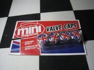 AUSTIN MINI  ( ROVER MINI ) 奧斯丁 老咪輪胎 氣嘴蓋 氣嘴帽 英國旗